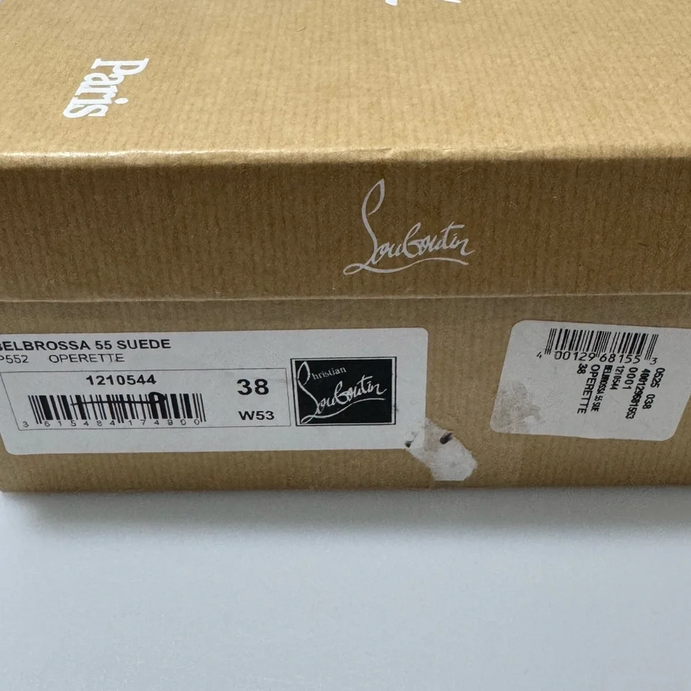 Christian Louboutin Belbrossa Pompom Sandals Women’s Size EU 38/US 8 - Picture 7 of 8